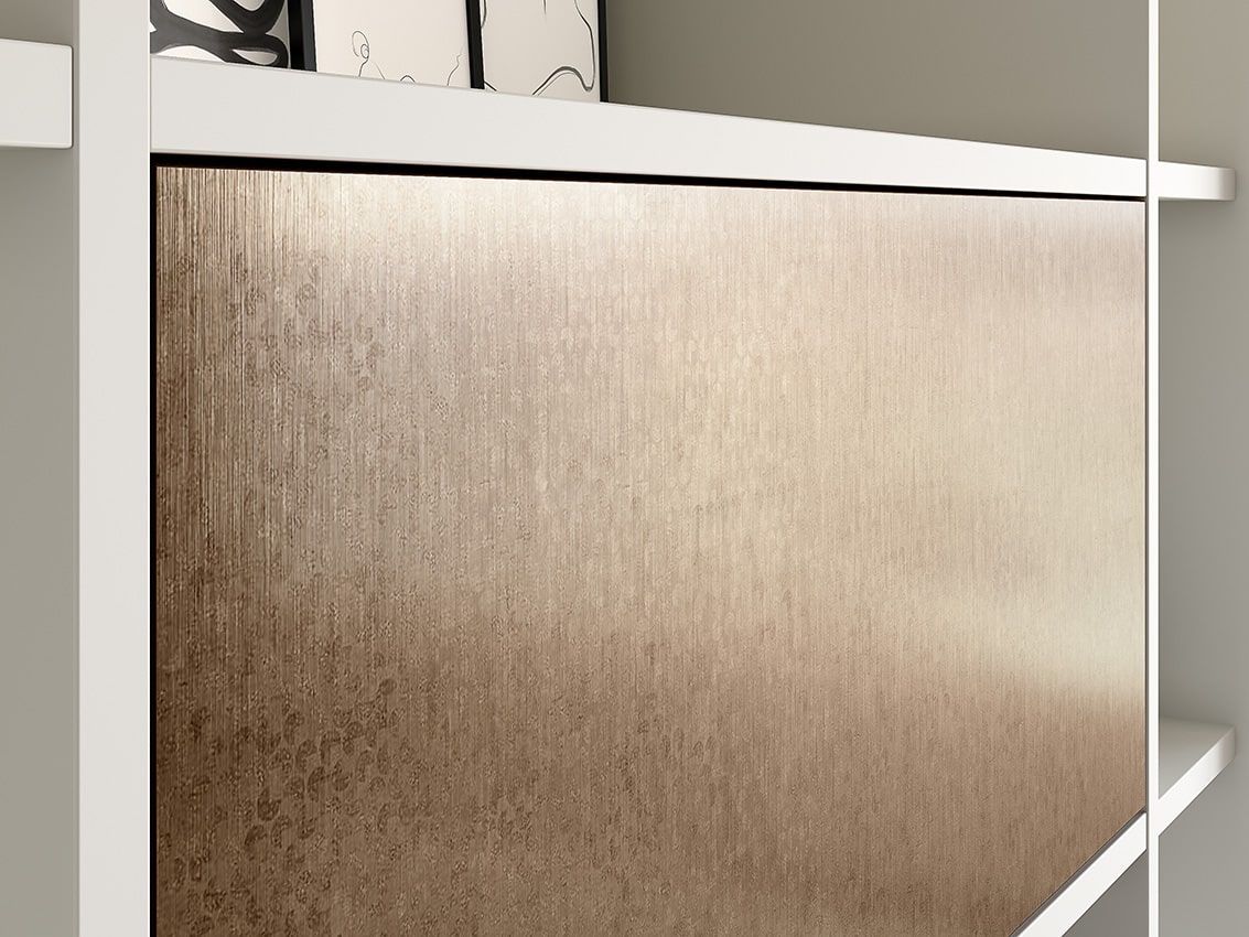 Bibliotheque - Cobra bronze & gris ombre