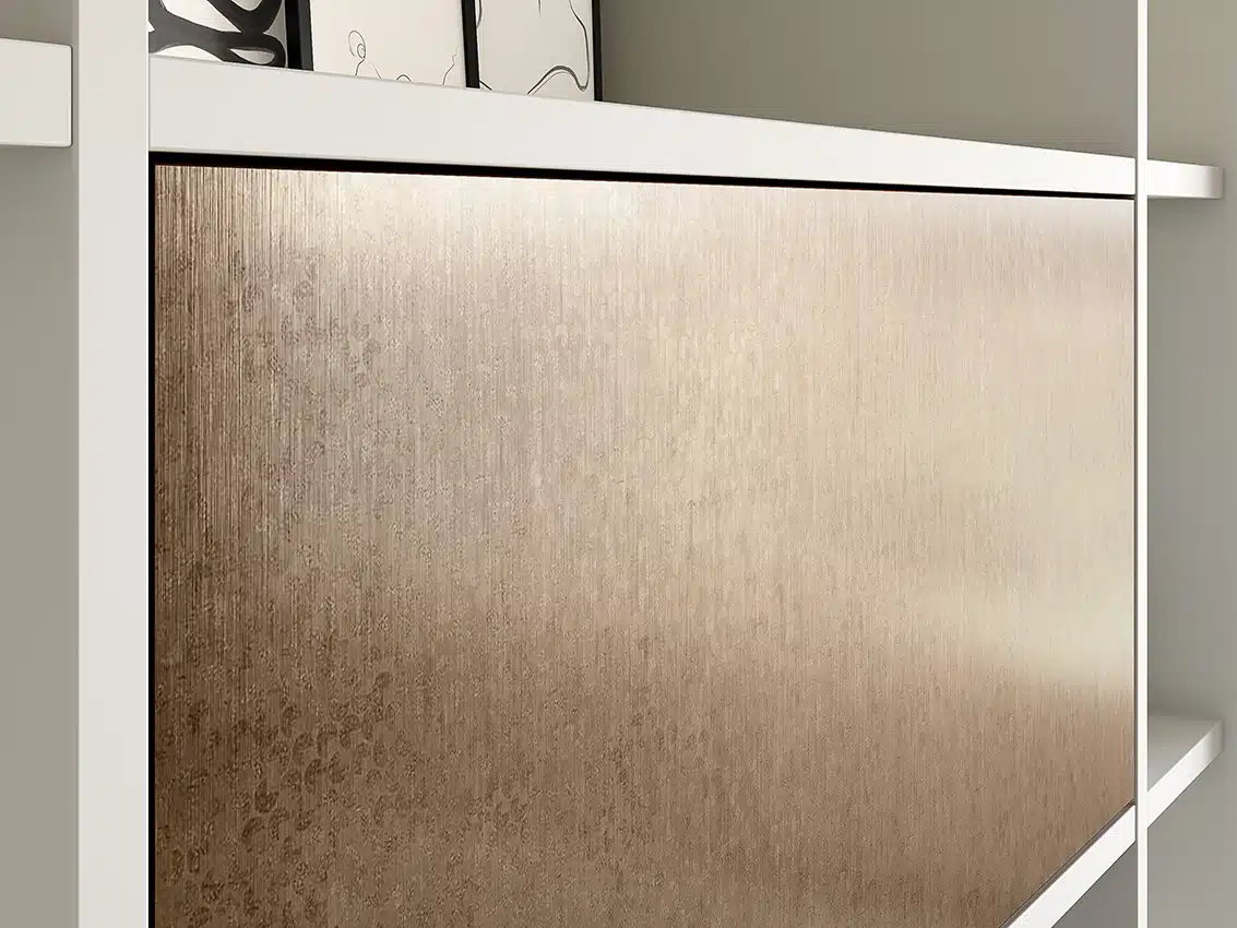 Bibliotheque - Cobra bronze & gris ombre