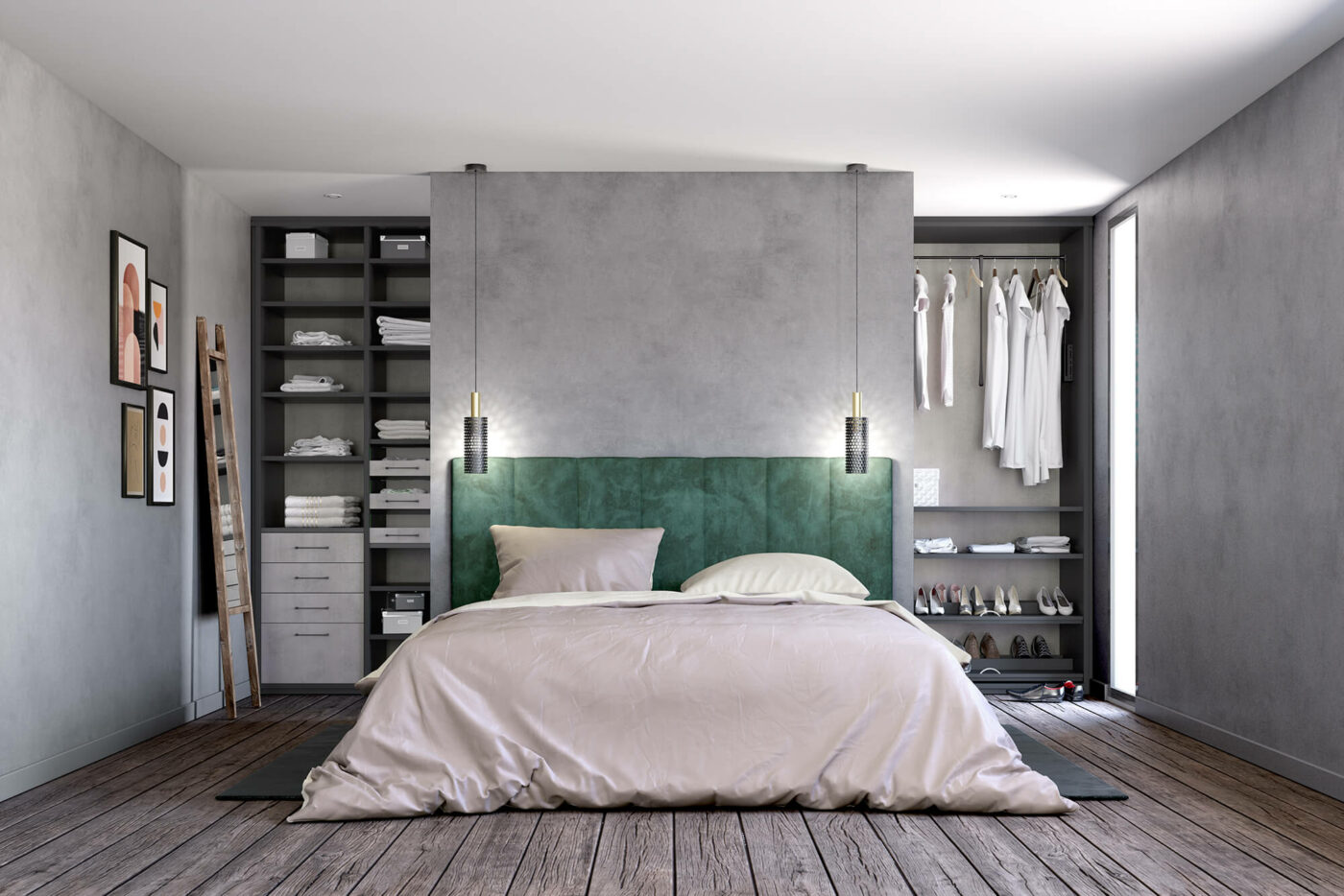 Aménagement dressing chambre