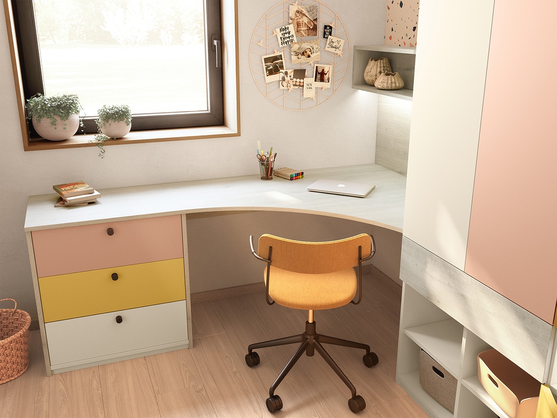 Chambre enfant_beige carat-nude-jaune safran- rom oak light_vueB_BD