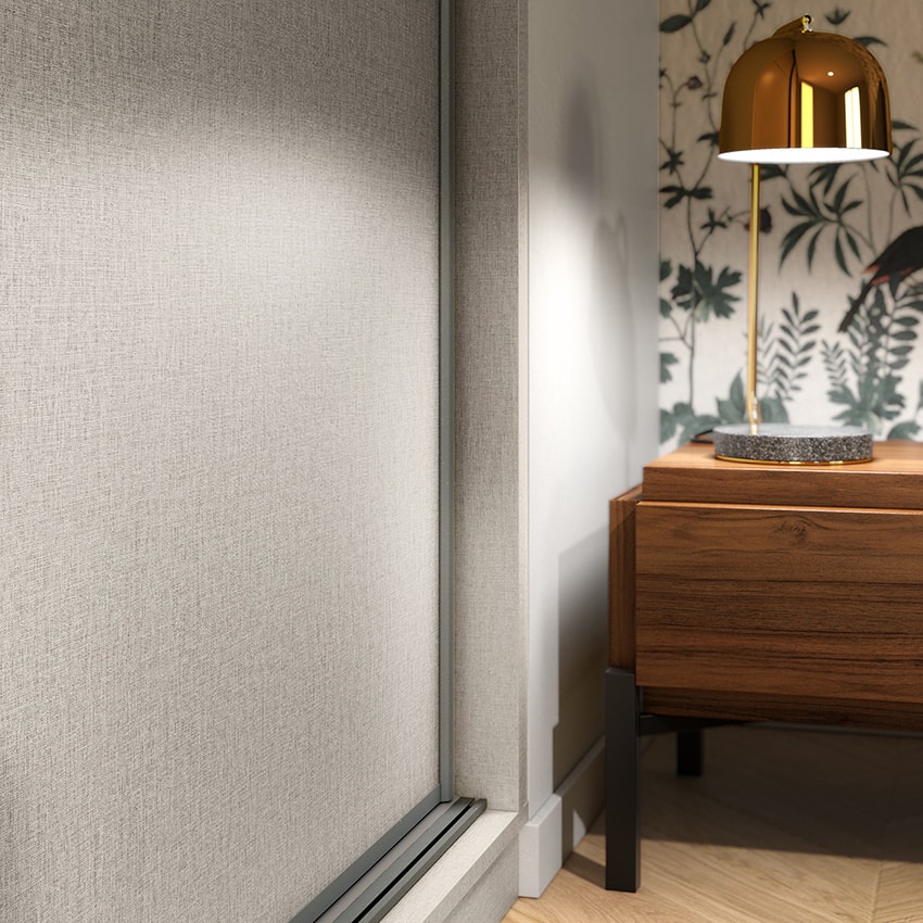 Chambre_coulissant - textile gris_profil Classic_vueB_BD