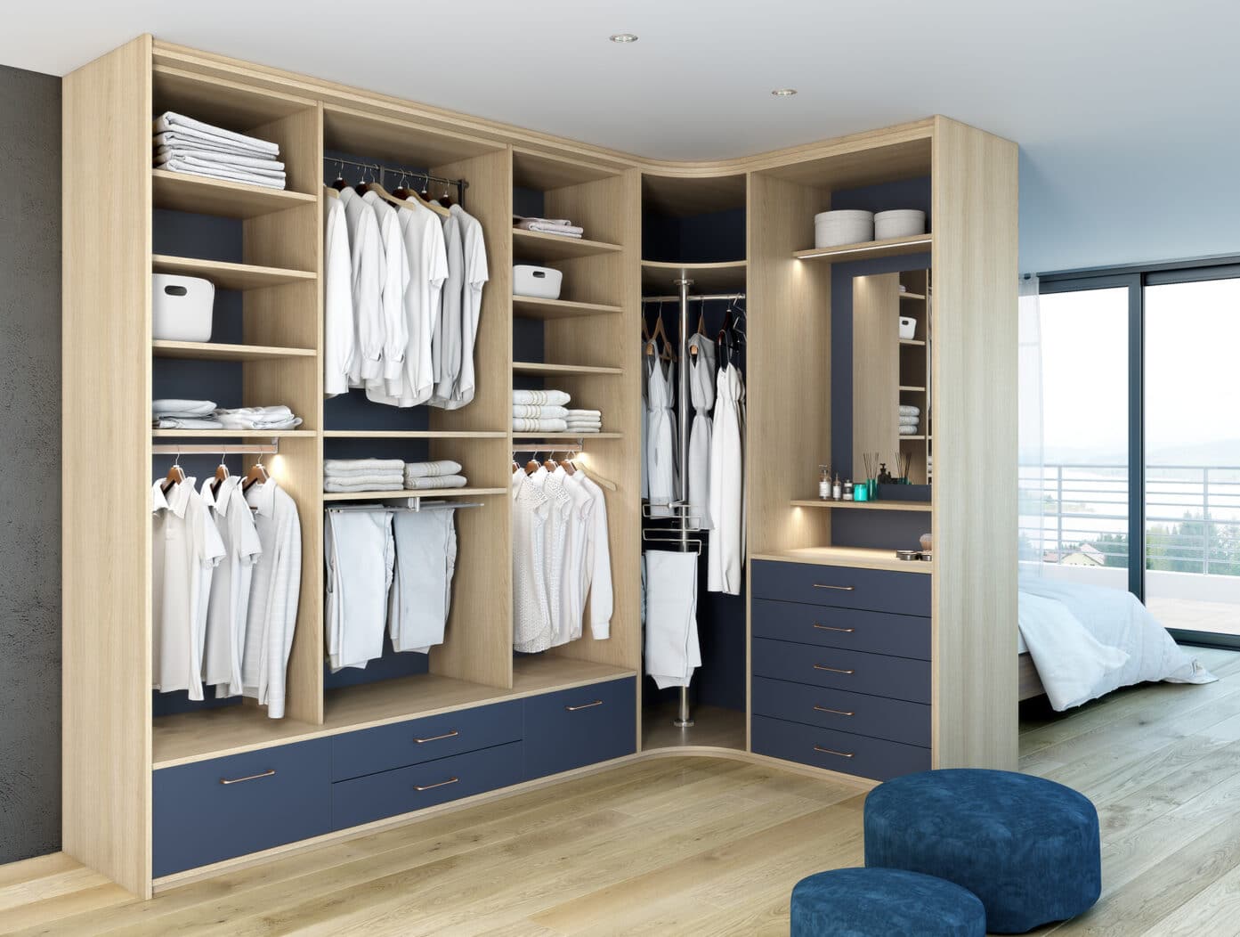 Rangement astucieux pour un dressing organisé